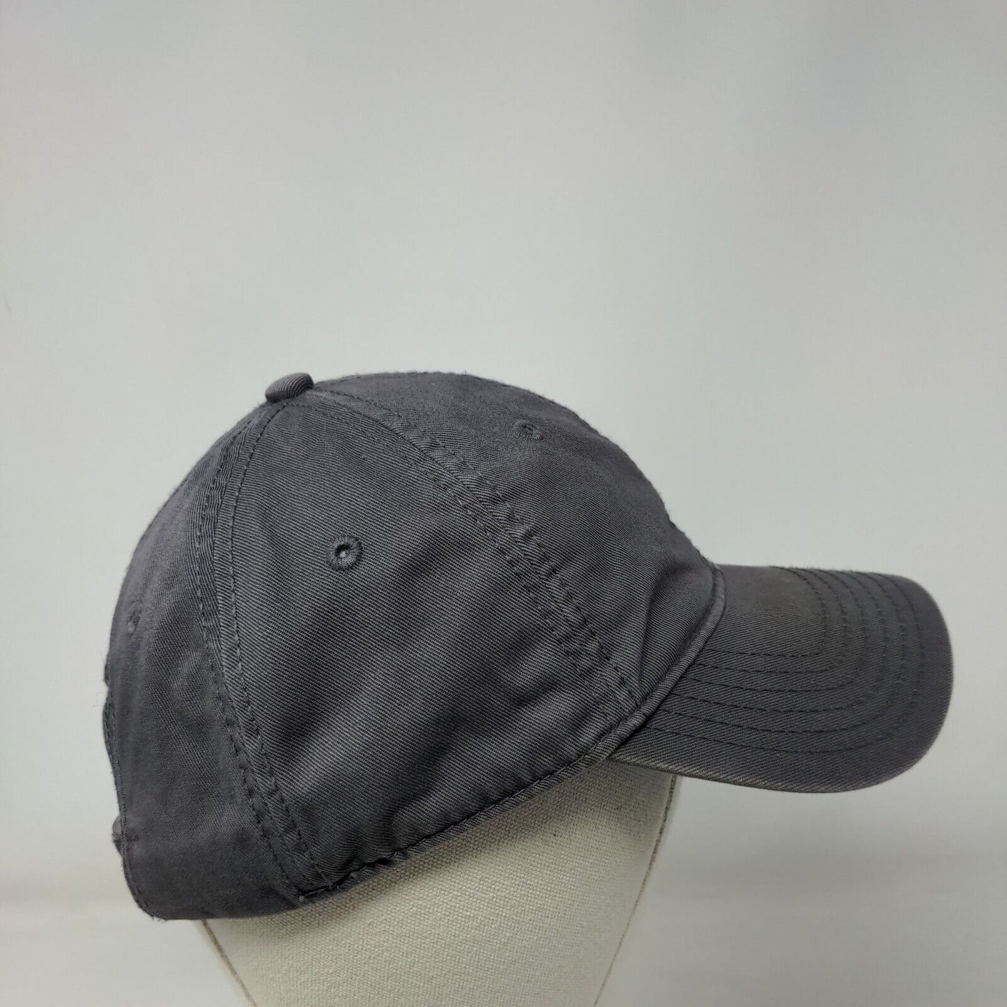 Penguin Slideback Hat Gray One Size Adjustable Embroidered 6 Panel Munsingwear