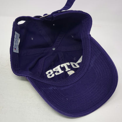 Champion College of Idaho Yotes Soccer Purple One Size Adjustable Hat Cap