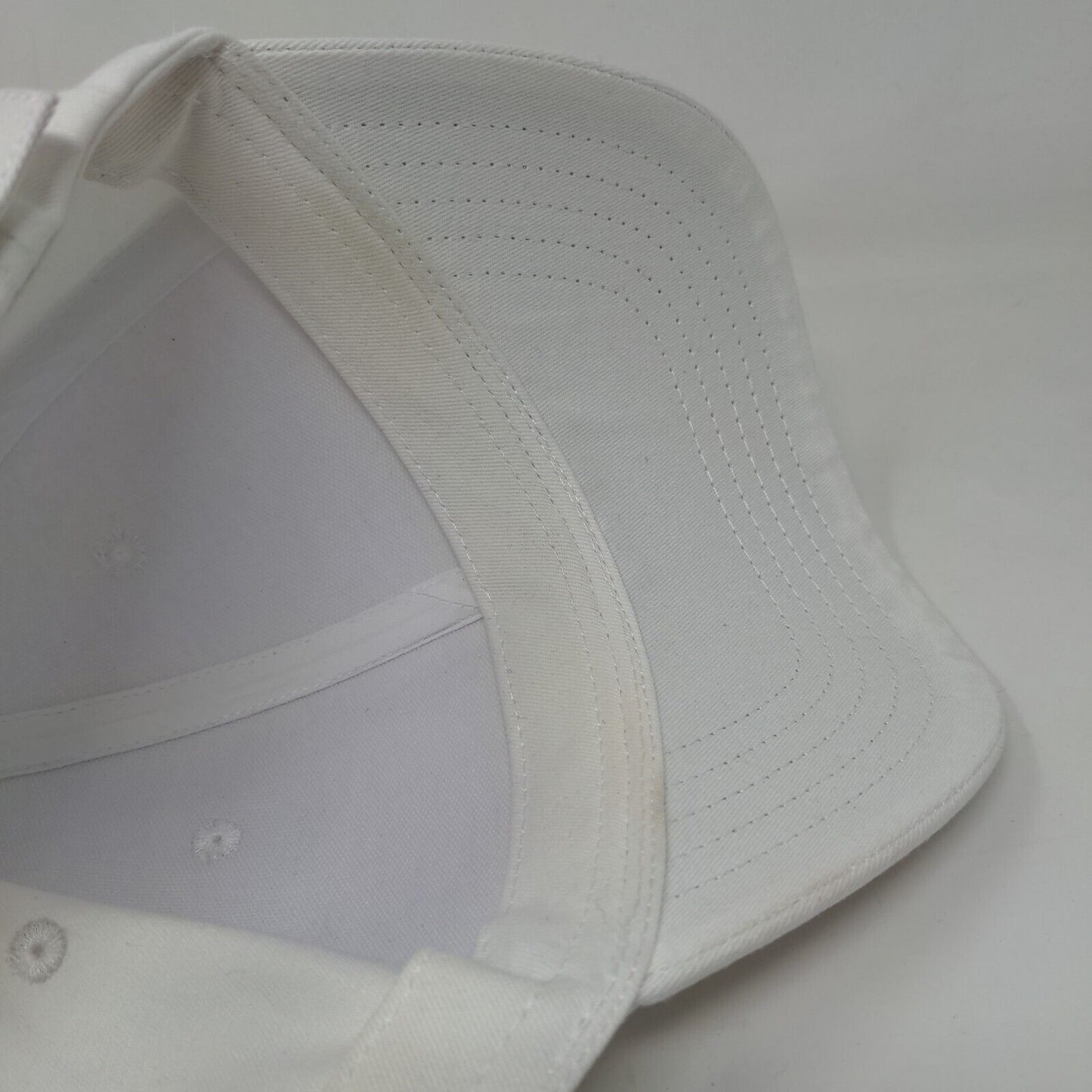 Unbranded Men's Slideback Hat White Adjustable Blank 100% Cotton