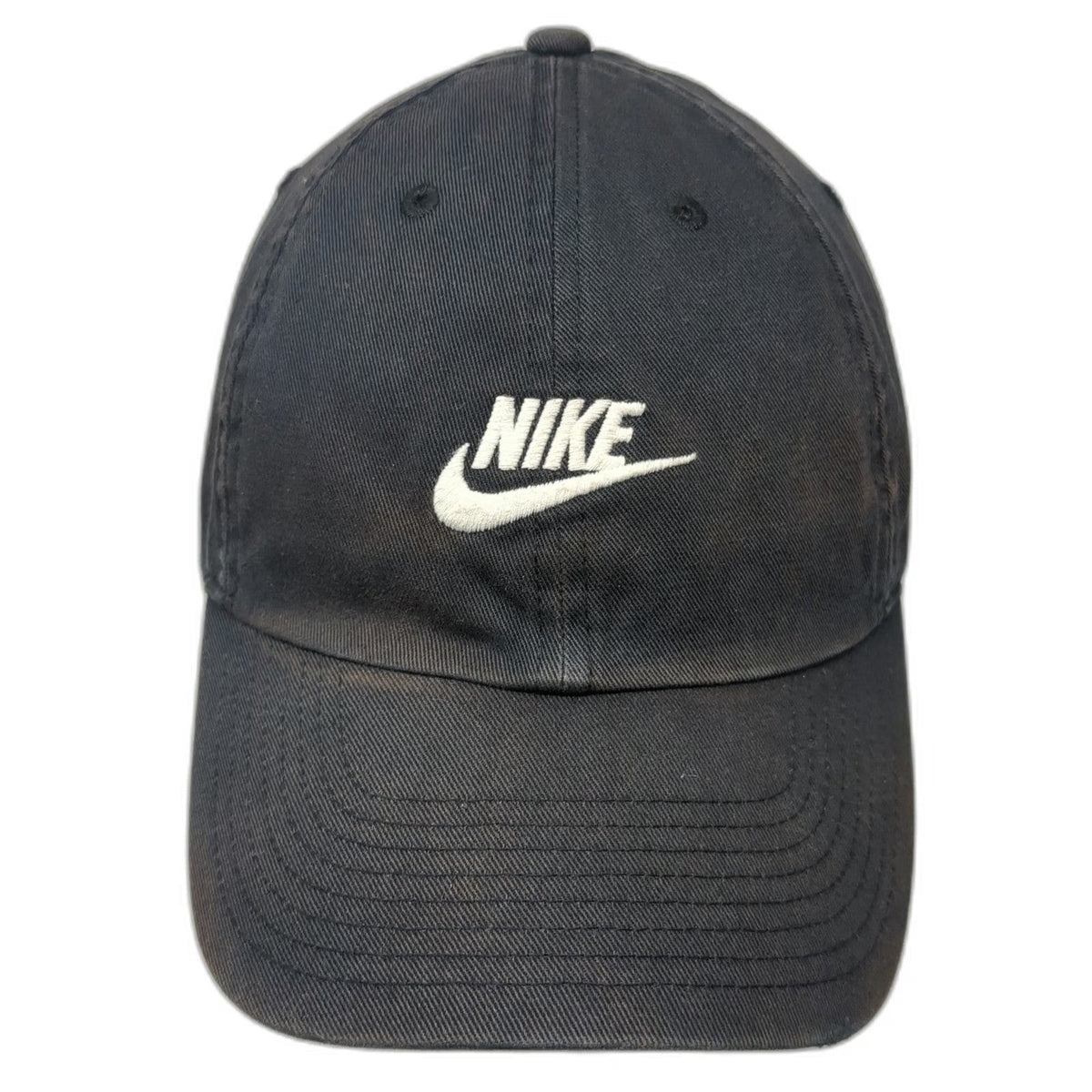 Nike Baseball Cap Black One Size Slideback Heritage86 Cotton Curved Brim Hat