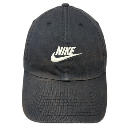 Nike Baseball Cap Black One Size Slideback Heritage86 Cotton Curved Brim Hat