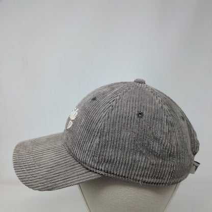 Florida Slideback Hat Gray OSFM Embroidered Corduroy Home Free 6 Panel