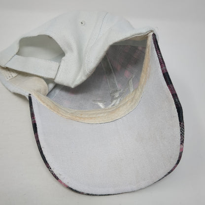 NY Strapback Hat Multicolor One Size Adjustable Embroidered Plaid