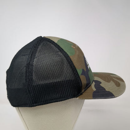 Outdoor Cap Trucker Hat Green Brown One Size Pocono Manor Snapback Mesh Camo PA
