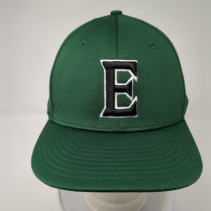 E Mustangs Fitted Hat Green L-XL Embroidered 6 Panel Richardson Matrix