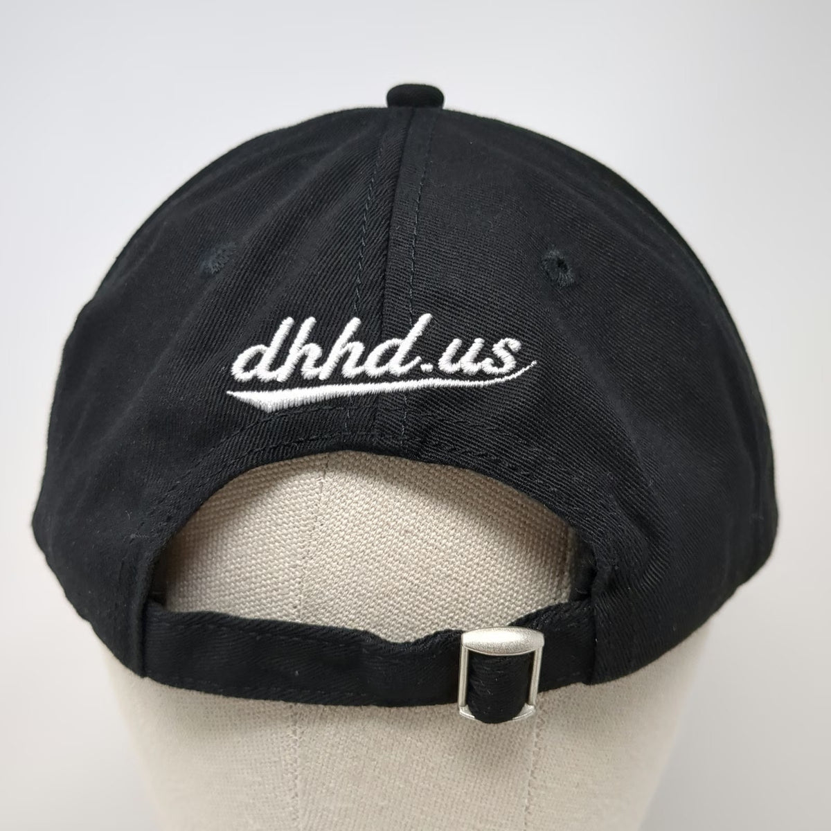 DH HD Darrell Hay Hockey Development Baseball Cap Black One Size Hat Slideback