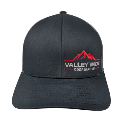 Valley Wide Cooperative Snapback Trucker Hat Black One Size Pacific Headwear