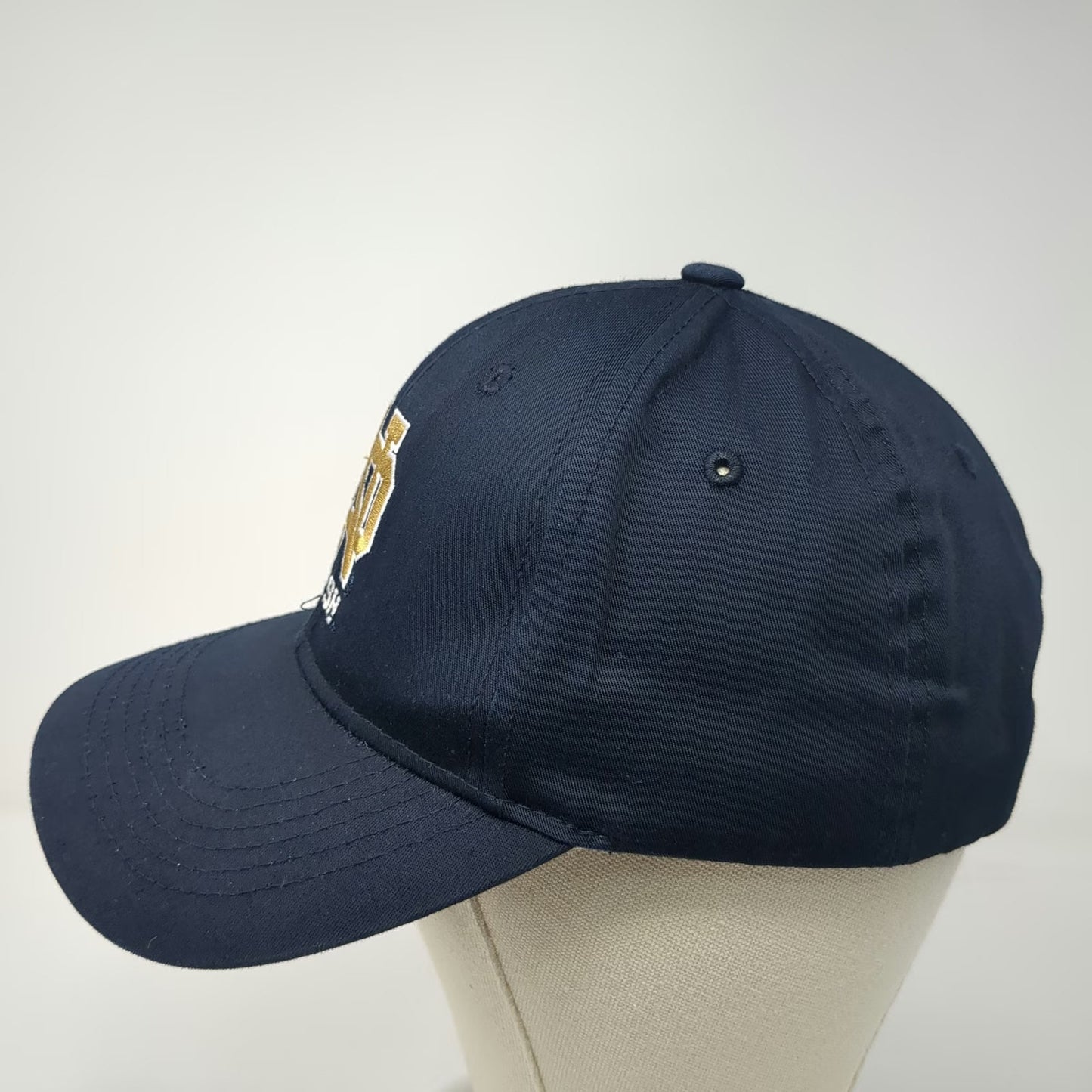 Notre Dame Irish NCAA Captivating Headgear Blue Gold One Size Cap Strapback Hat