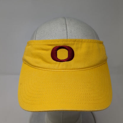 Letter O Strapback Sunvisor Hat Yellow OS Adjustable Embroidered Richardson
