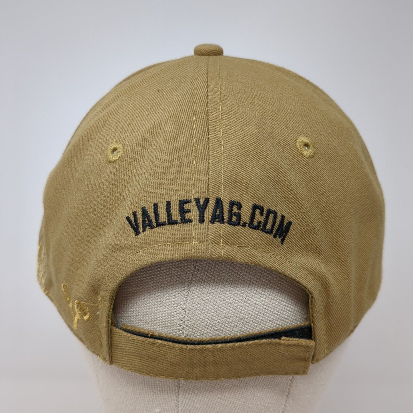 Valley Agronomics LLC Strapback Hat Tan One Size Adjustable Embroidered Vie Gear