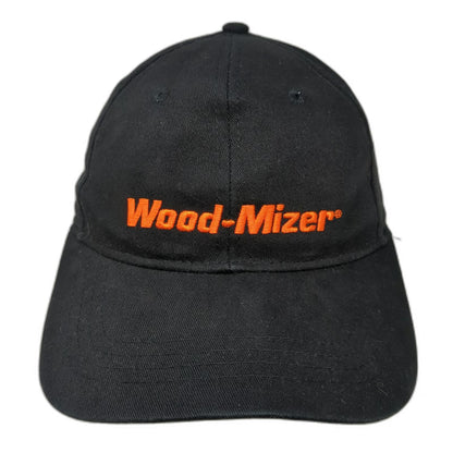 Wood-Mizer Baseball Cap Black One Size Strapback Industrial Sawmill Logo Hat