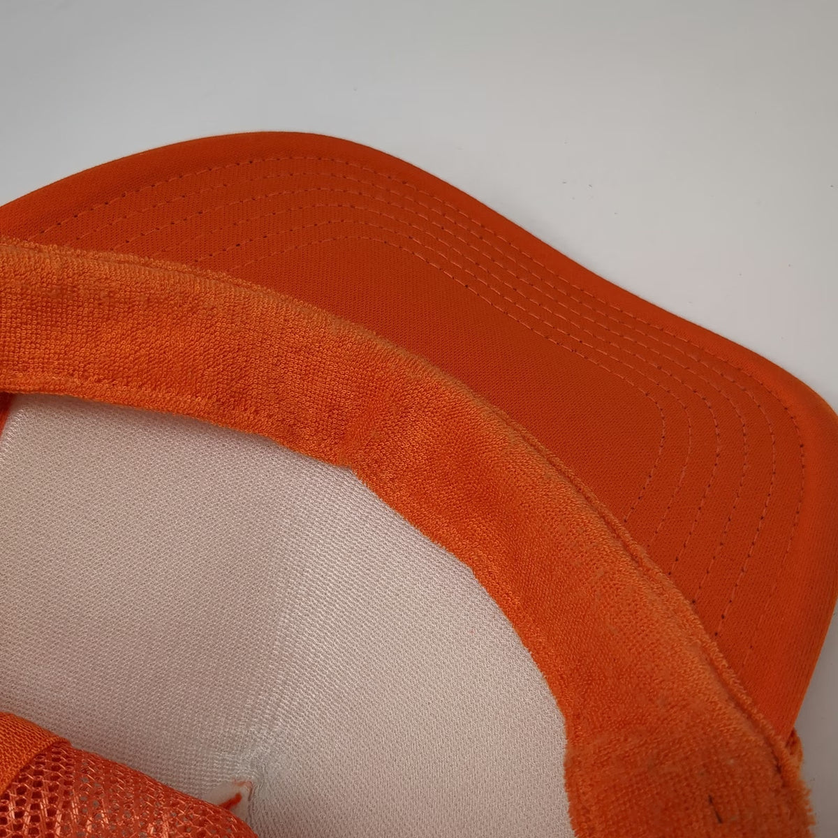 Neighborhood Laguna Trucker Hat Orange One Size Barre-Bae Mesh Snapback nbrhd