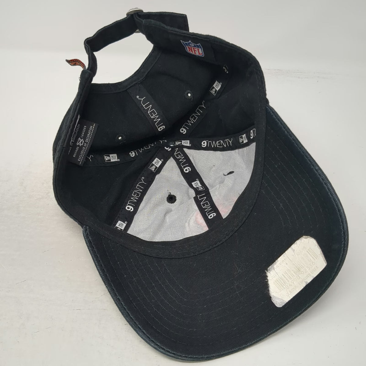 Cincinnati Bengals NFL New Era Cap Black One Size 9TWENTY Adjustable Logo Hat