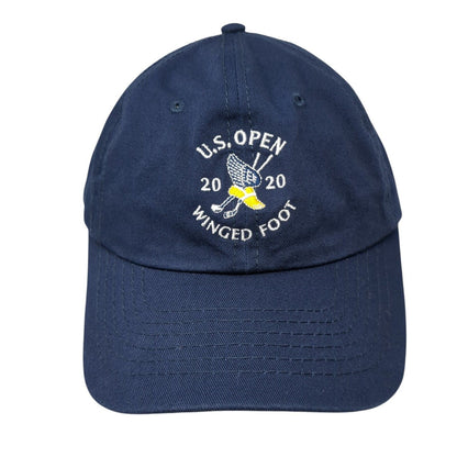 U.S. Open 2020 Winged Foot Slideback Hat Blue One Size Adjustable USGA