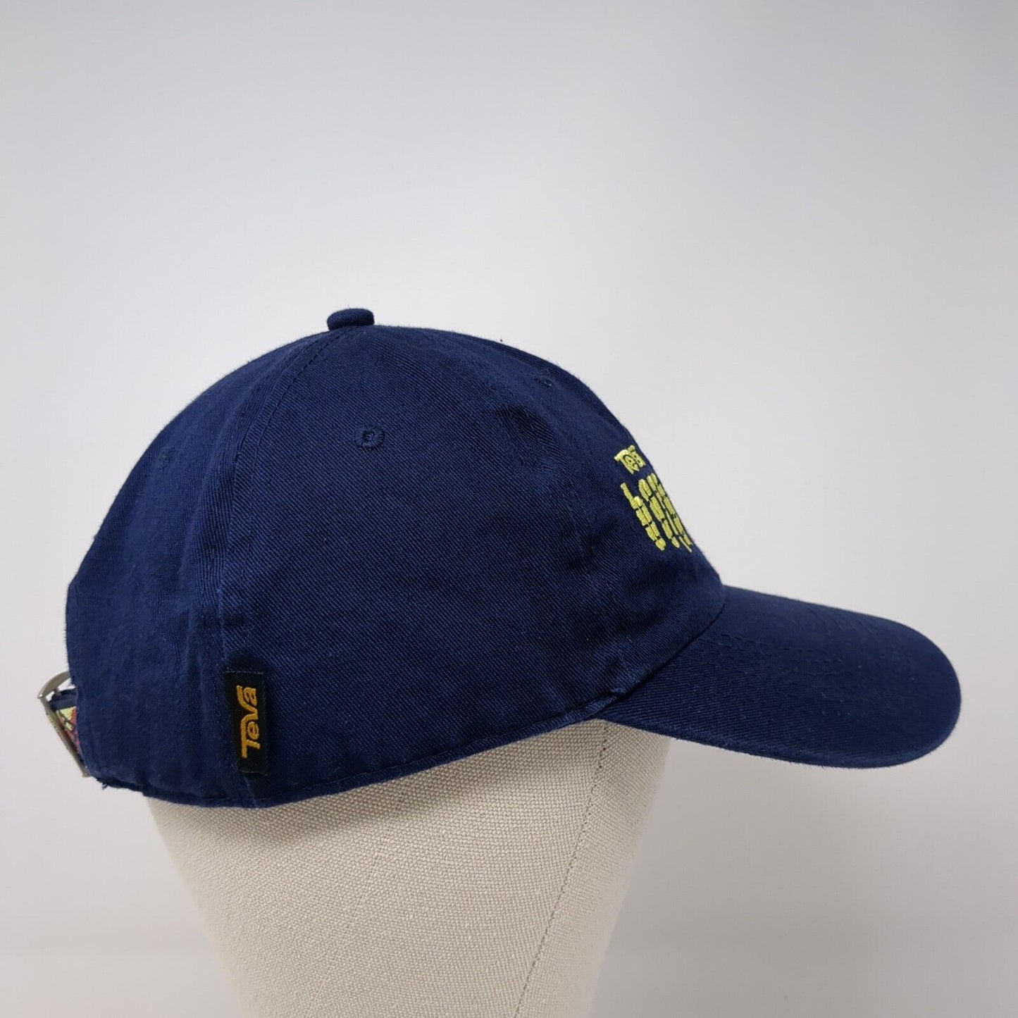 Teva Born In The Canyon Slideback Hat Blue OS Adjustable Embroidered Cotton