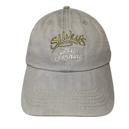 Silvey's Fly Fishing Strapback Hat Tan One Size Adjustable Fahrenheit