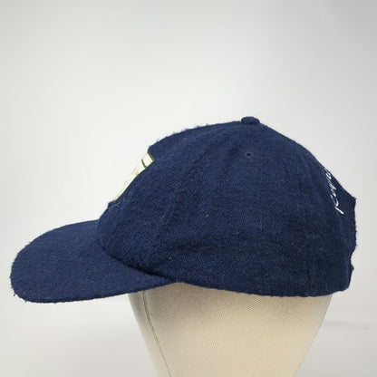 Blue Baseball Cap One Size Wool Slideback Reynolds & Perry Official Goods Hat