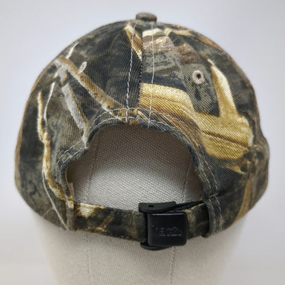 Kati Graybar Camo Baseball Cap Green One Size Slideback Buckle Embroidery Hat