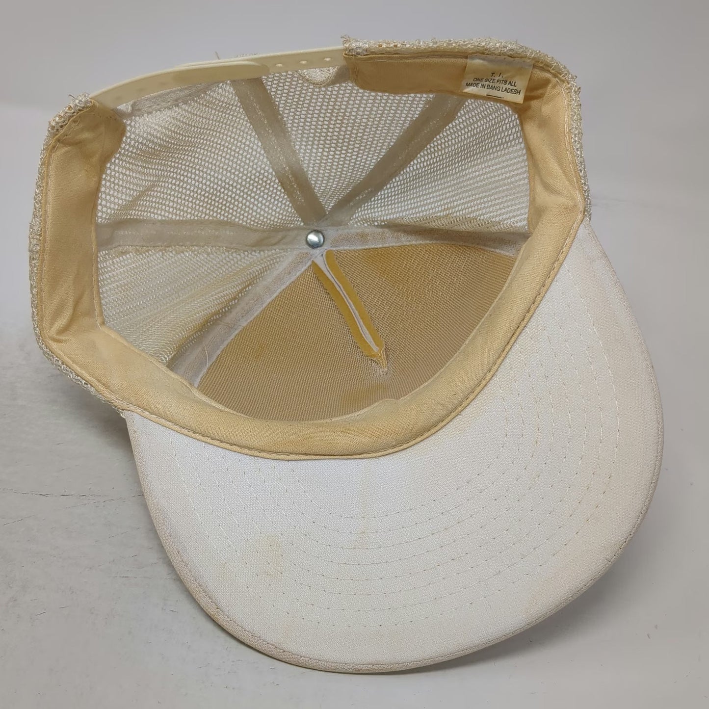T.I. Trucker Hat Beige One Size Lehighton Auto Show Anniversary Car Snapback