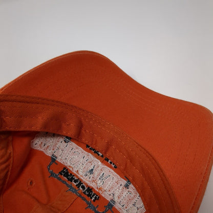 Rock-N-Roll Outlaw Whisky River Charlotte Strapback Hat Orange OS Adjustable