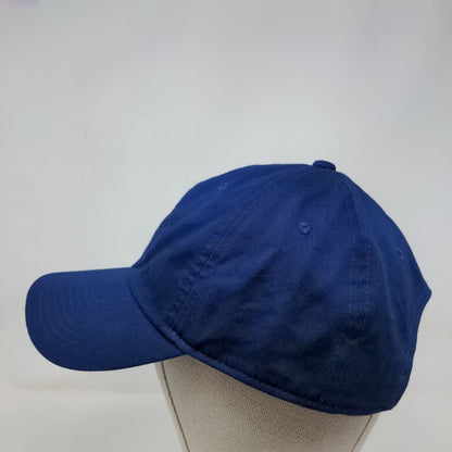 Nike Slideback Hat Blue OSFM Adjustable Vented Holes Blank 5 Panel Cotton