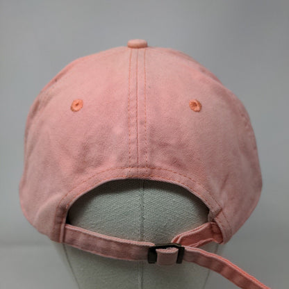 Old Hookers Bait & Tackle Slideback Hat Pink One Size Embroidered