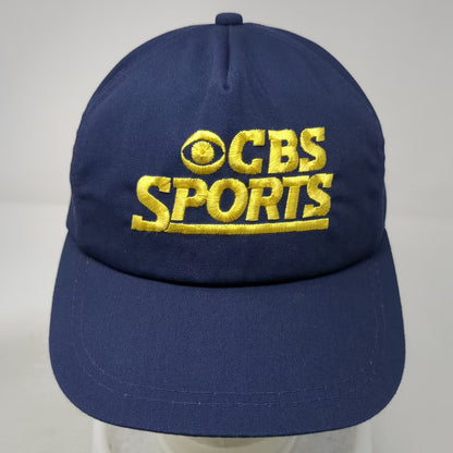 CBS Sports 5 Panel Blue Yellow Hat One Size OS Snapback Embroidered Underbrim