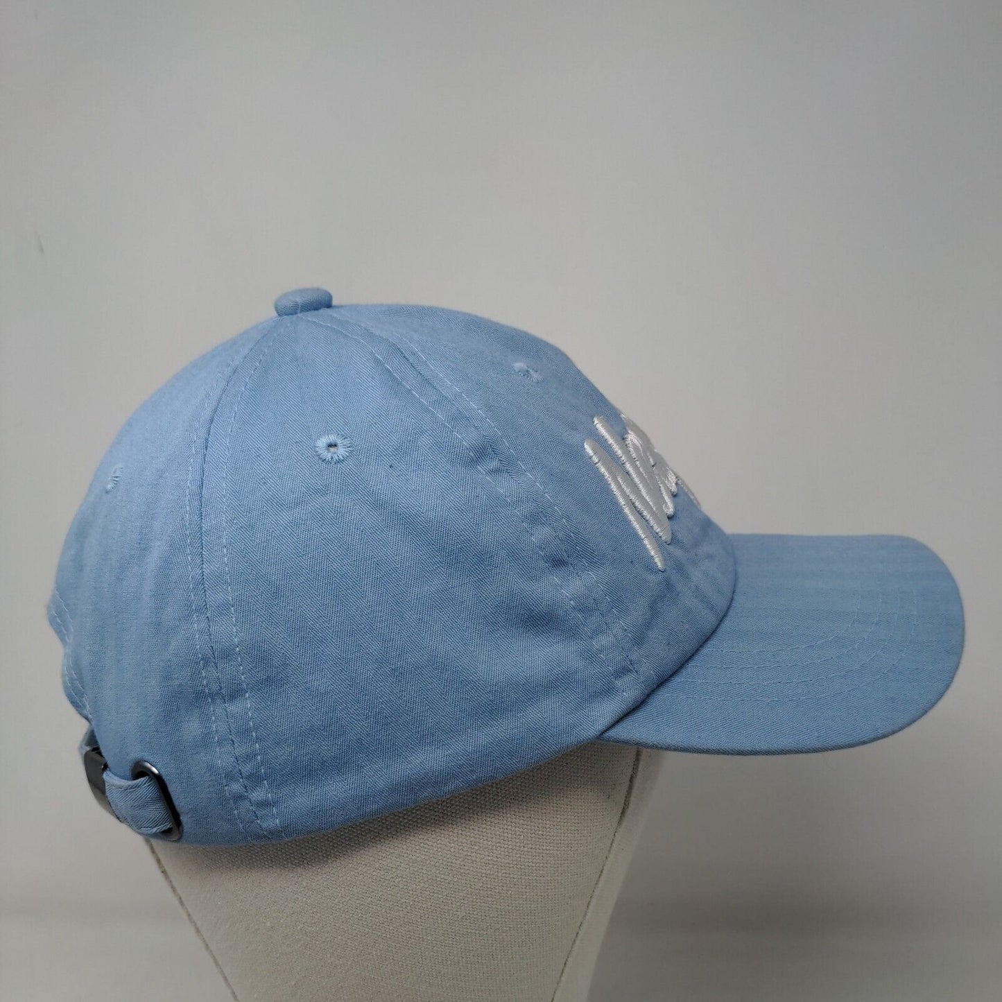 Unbranded Men's Slideback Hat Blue Adjustable Embroidered New York Logo Cotton