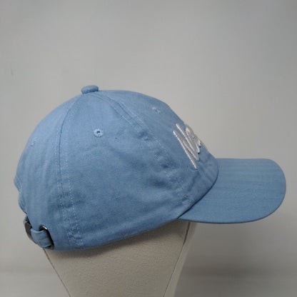 Unbranded Men's Slideback Hat Blue Adjustable Embroidered New York Logo Cotton