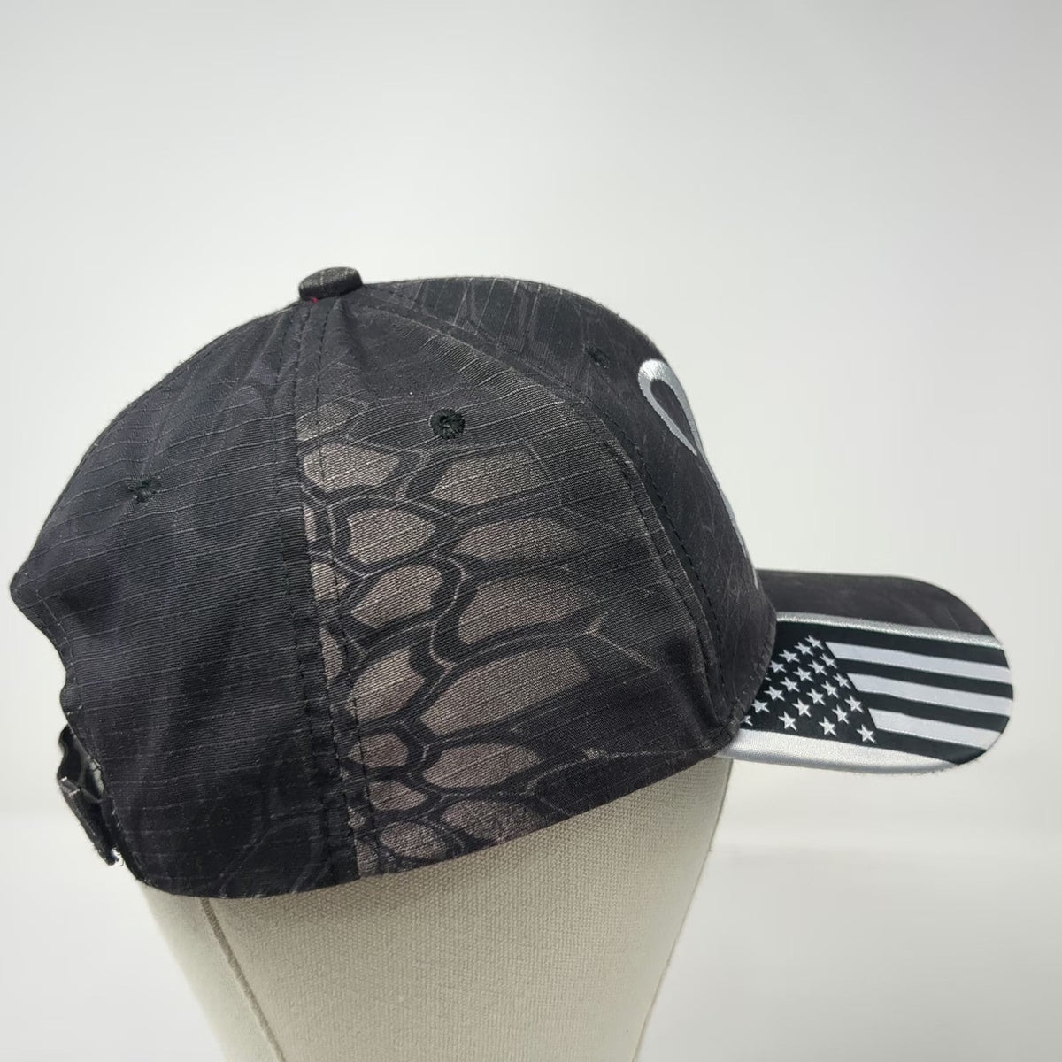 Baseball Cap Black OSFM 2nd Amendment 2A 1791 American Flag Camo Tactical Hat