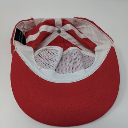 Sounds Like Bulls***t To Me Snapback Rope Hat Red OSFA Adjustable