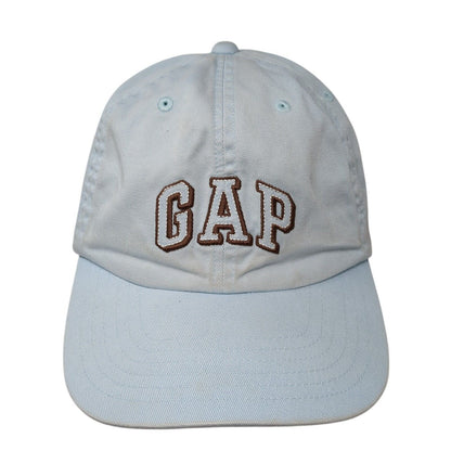 Gap Spell Out Strapback Hat Blue Large/XL Solid Embroidered Adjustable