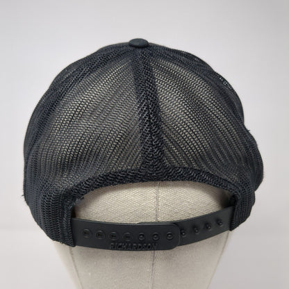 Ourea Outdoors Snapback Trucker Hat Black One Size Mesh Back 6 Panel