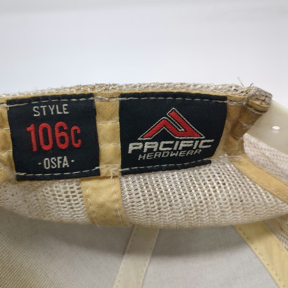 Pacific Headwear Trucker Hat Gray One Size Cactus Arrows Patch Mesh Back Hat