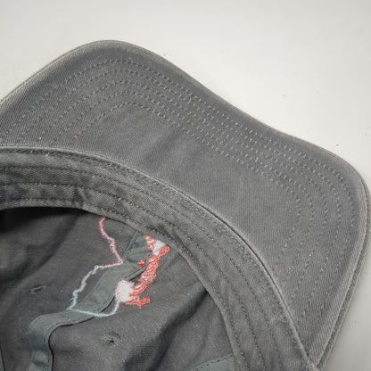 Home Free New Jersey State Outline Gray Baseball Cap Hat One Size Slideback