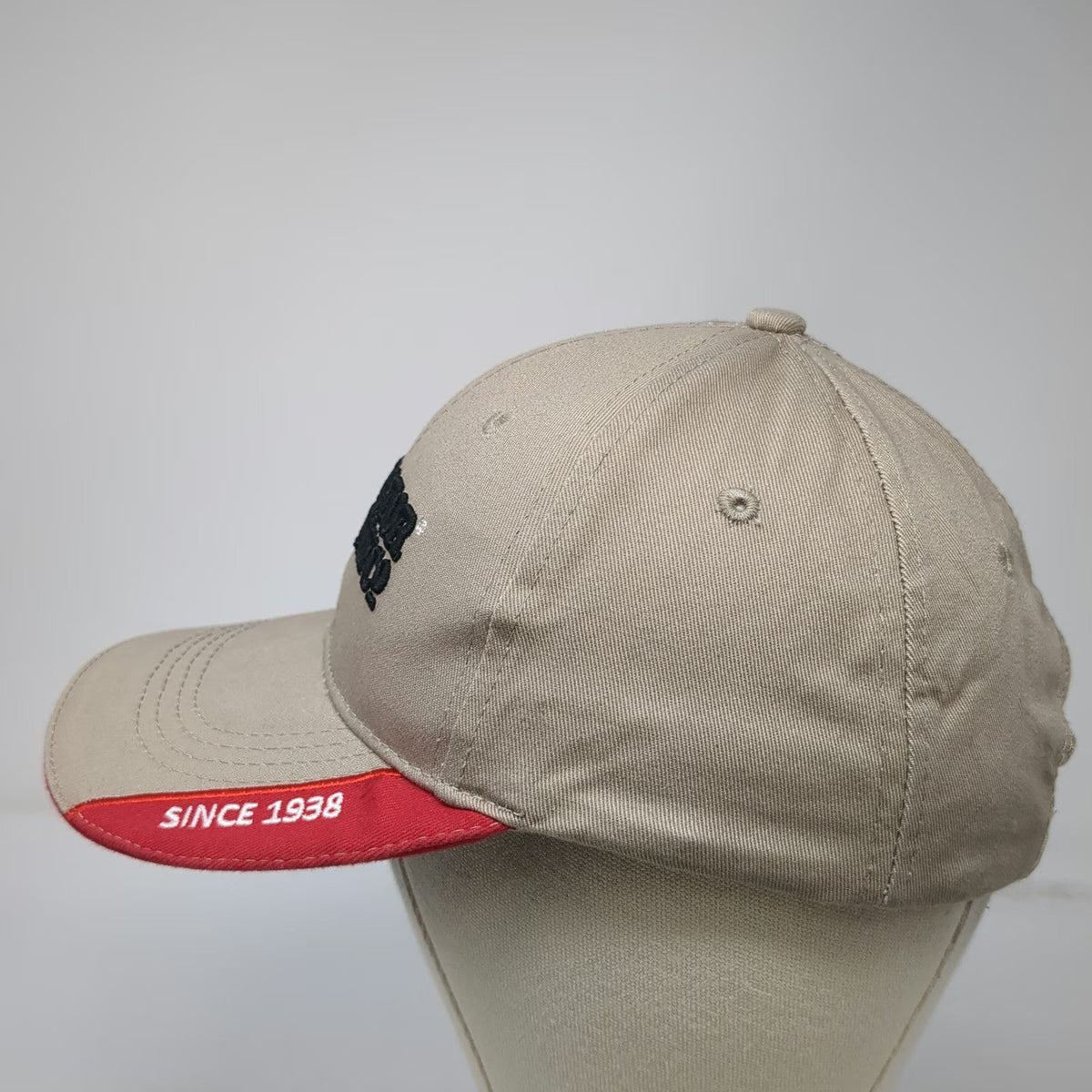 Tractor Supply Co Baseball Cap Beige One Size Since 1938 Slideback Hat Cotton