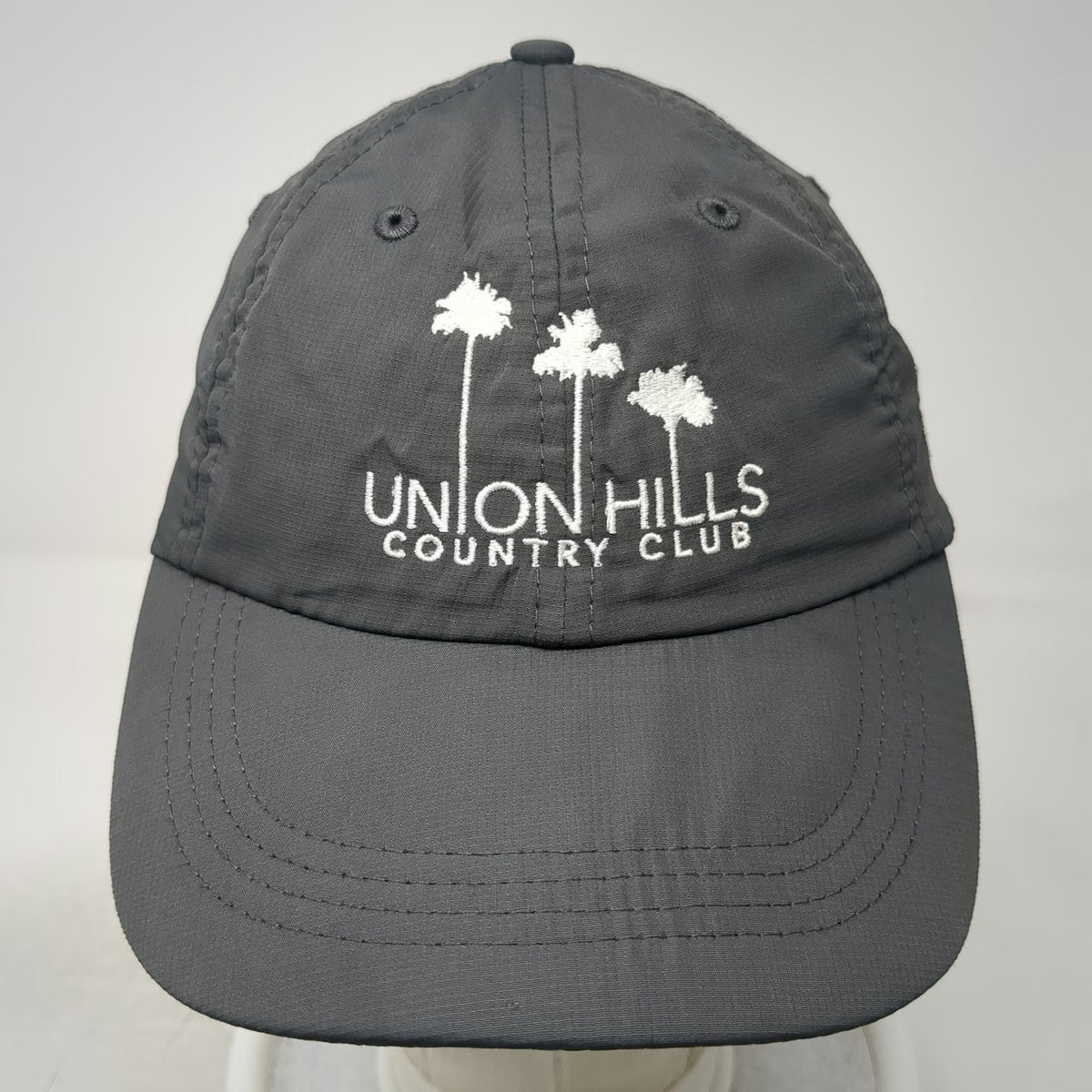 Ouray Sportswear Baseball Cap Gray One Size Union Hills Country Club Flag Hat