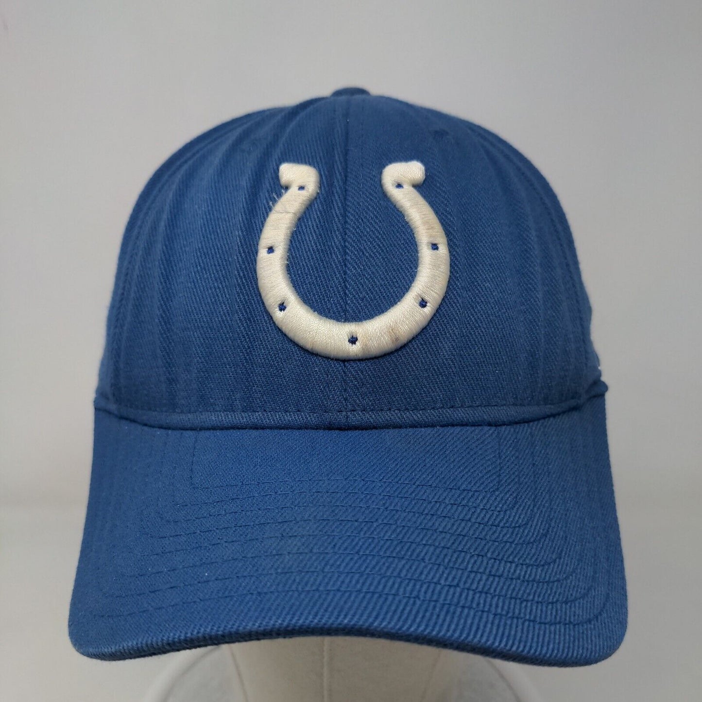 Reebok NFL Indianapolis Colts Fitted Hat Blue OSFA Embroidered Logo