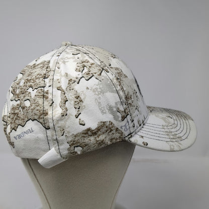 Bass Pro Shops Trucker Hat White Brown One Size Tundra Camo Bass Logo Snapback