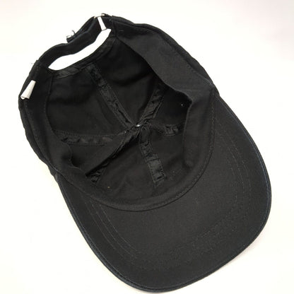 Unbranded Strapback Hat Black One Size Adjustable Solid Blank Outdoor