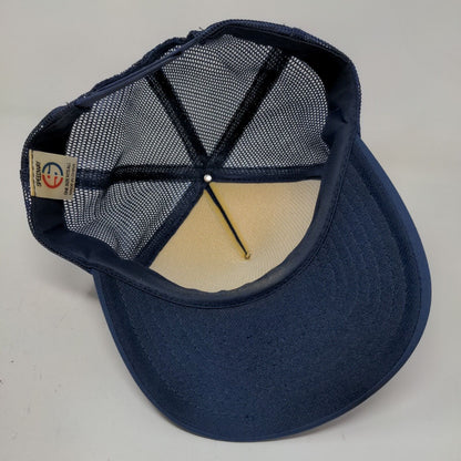 Speedway Men's Snapback Mesh Back Hat Blue OSFA Graphic Big M Logo