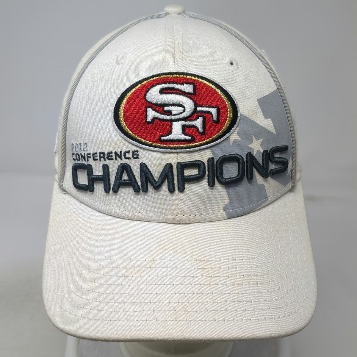 San Francisco 49ers NFL New Era Cap White L 2012 Champions Super Bowl XLVII Hat