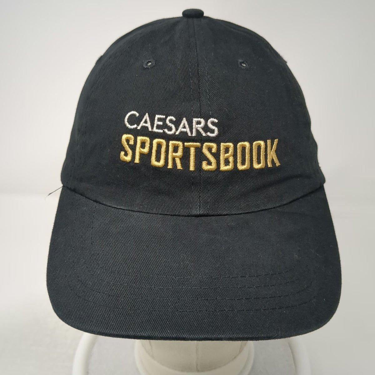 Quake City Caps Baseball Cap Black One Size Caesars Sportsbook Slideback Hat