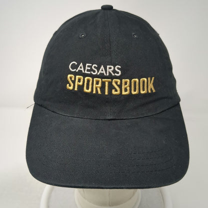 Quake City Caps Baseball Cap Black One Size Caesars Sportsbook Slideback Hat
