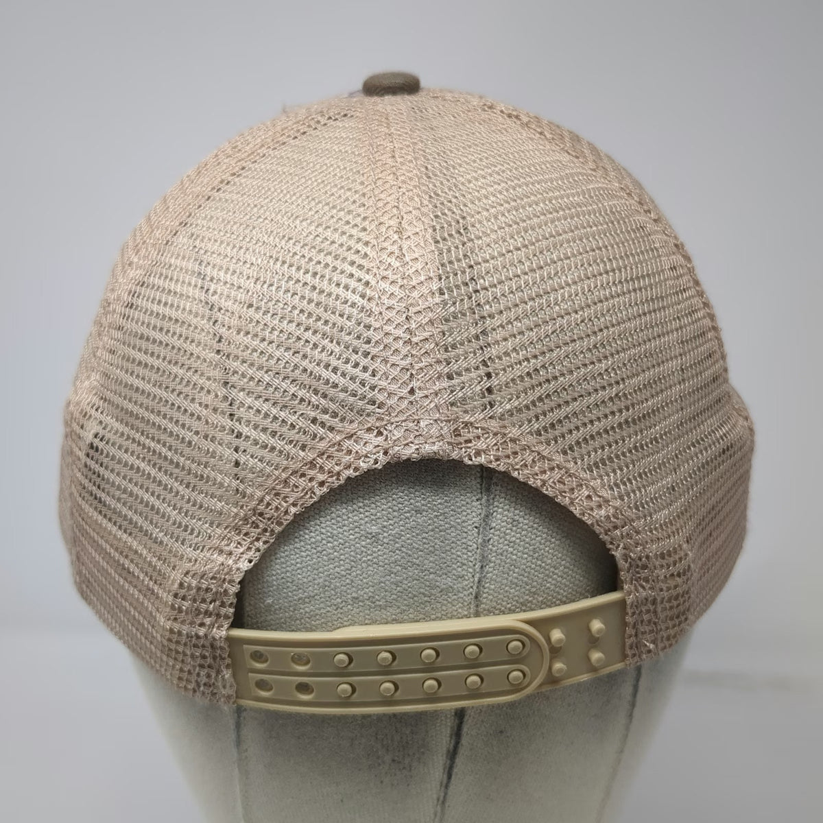 Kooringal Trucker Hat Brown One Size Mesh Snapback Tropical Animal Print Palm