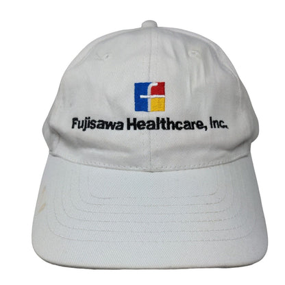 Fujisawa Healthcare Inc Slideback Hat White OSFA Embroidered 6 Panel