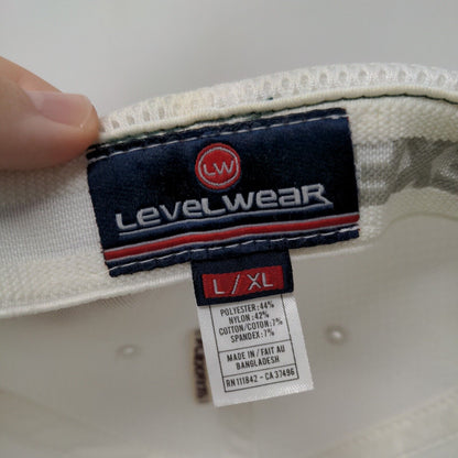 Levelwear Fitted Golf Hat Green Large/XL Colorblock Flexfit 6 Panel