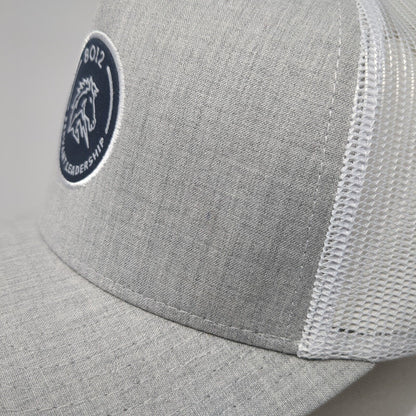 BO12 Servant Leadership Snapback Trucker Hat Gray OS Adjustable Mesh Chilled