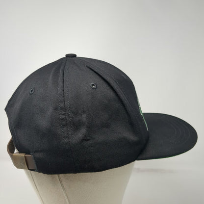 Unionwear Baseball Cap Black One Size Leather Strap Made in USA AFSCME Local 189