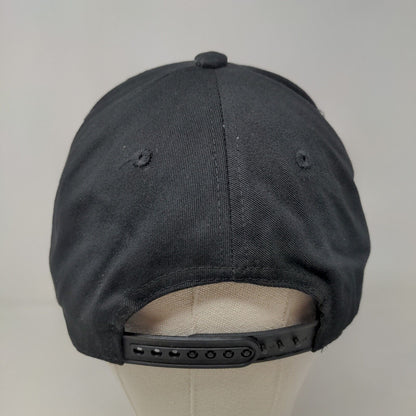 Hustle Men's Snapback Hat Black Size OS Embroidered Diamond Logo W/Sticker